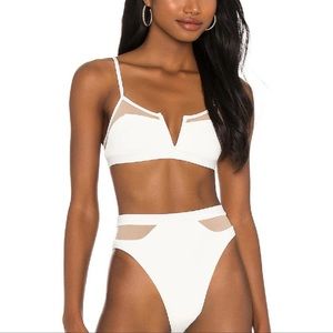 L*Space white bikini